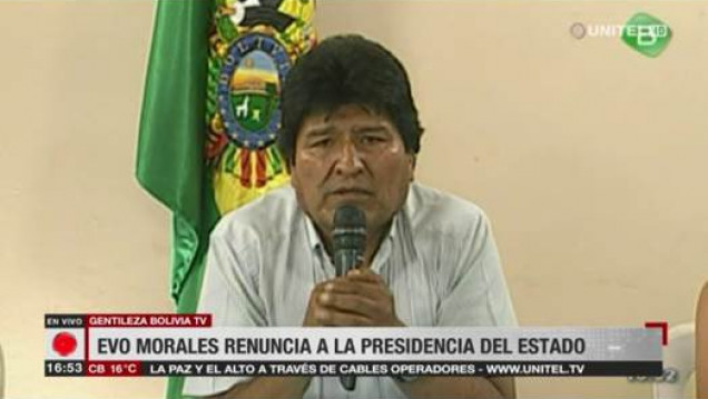 imagen Condena al golpe en Bolivia 
