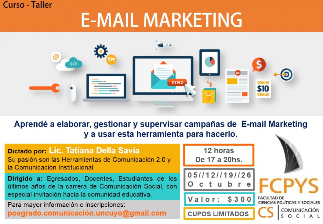 imagen  Curso - Taller sobre E-mail Marketing