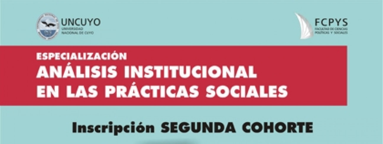 imagen Inscripciones Abiertas de la Especialización en Análisis Institucional en las Prácticas Sociales