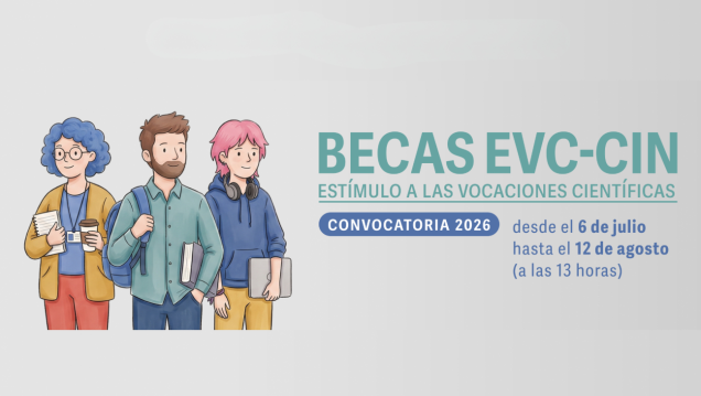 imagen Convocatoria Becas CIN 2026 para vocaciones científicas estudiantiles