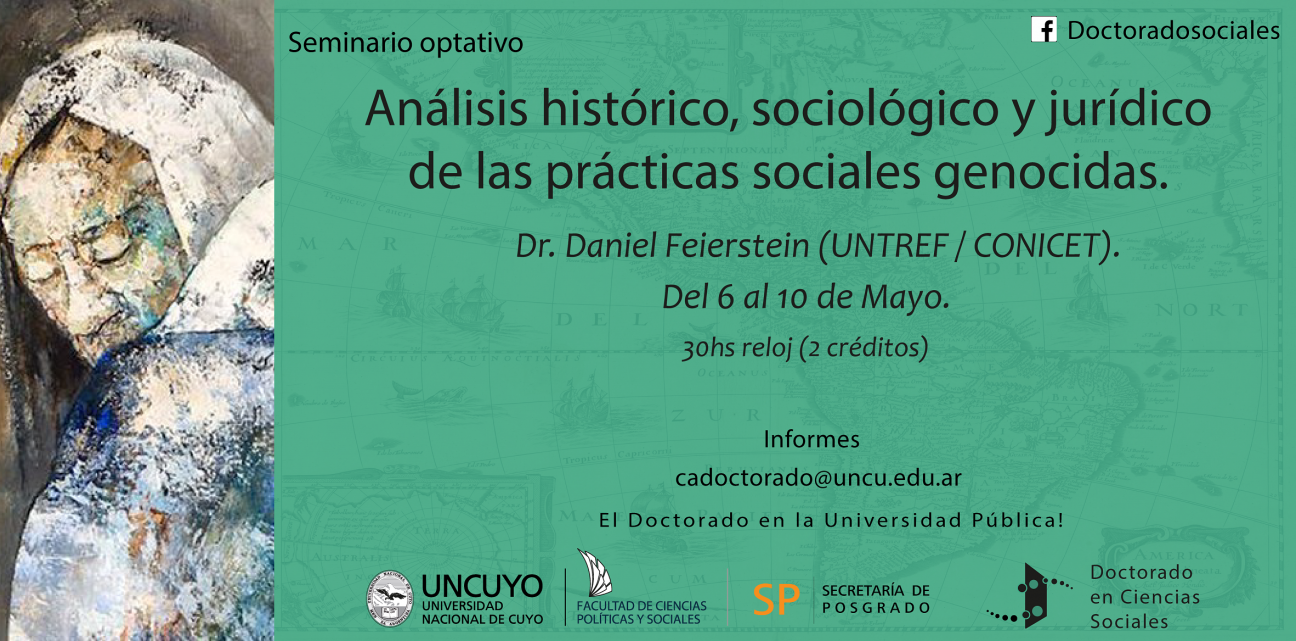 imagen Seminario optativo "Análisis Histórico, sociológico y jurídico de las prácticas sociales genocidas"