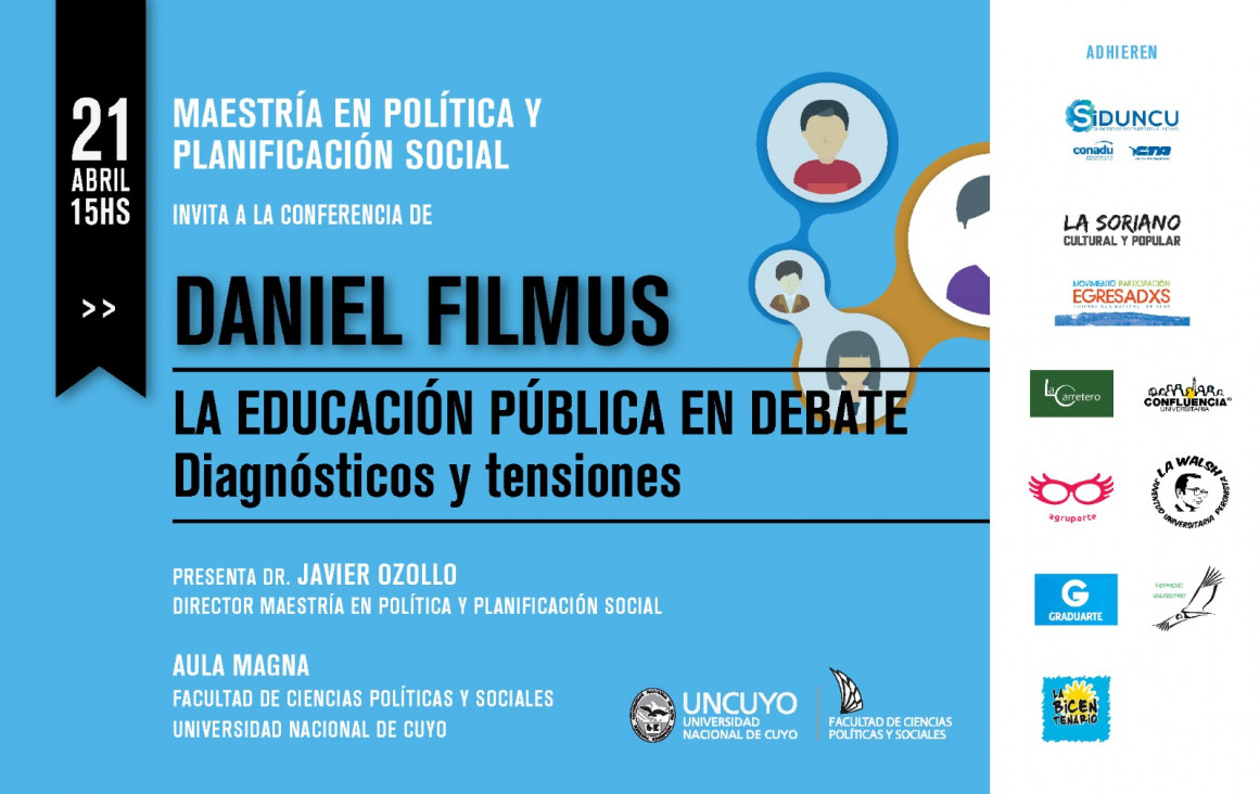 imagen Conferencia de Daniel Filmus en la FCPyS