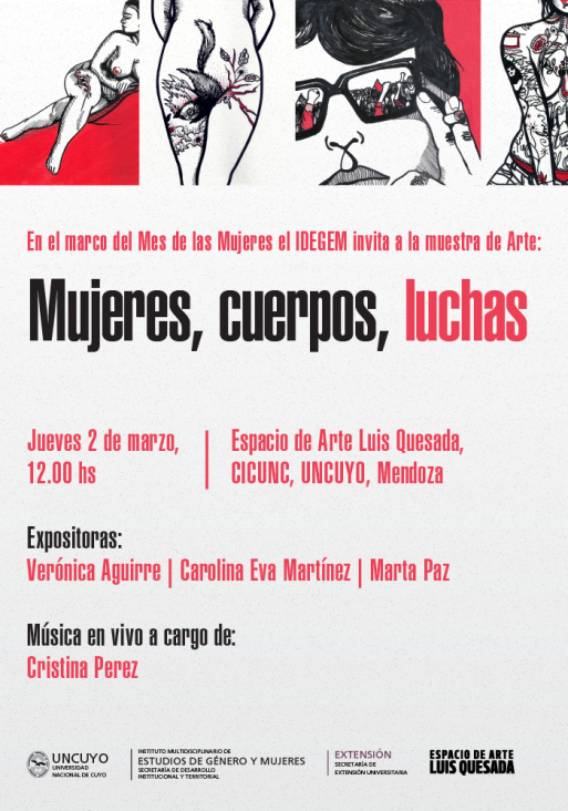 imagen Inauguración de la muestra Mujeres Cuerpos Luchas