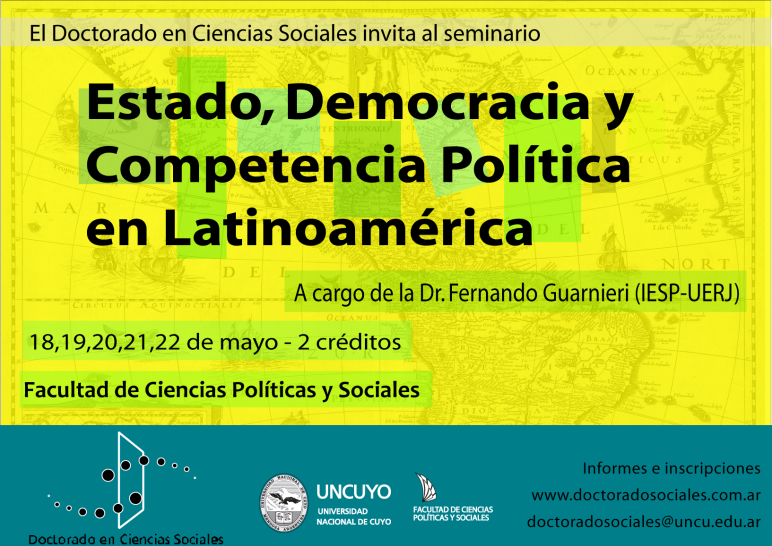 imagen Seminario"Estado, Democracia y Competencia Política en Latinoamericana"