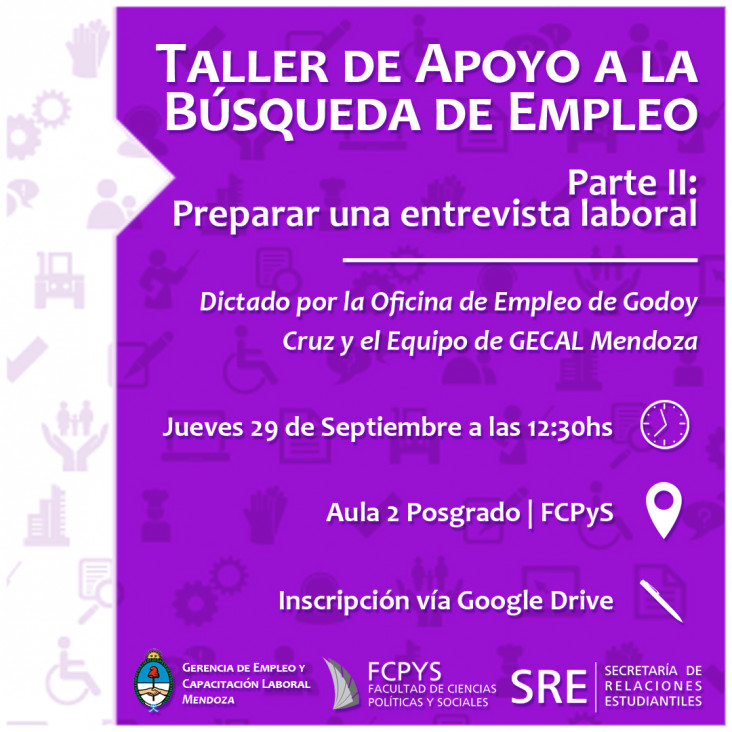 imagen Taller de apoyo a la búsqueda de empleo: Abordar una entrevista laboral