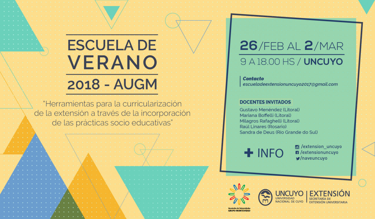 imagen Comienza la edición 2018 de la Escuela de Verano - AUGM