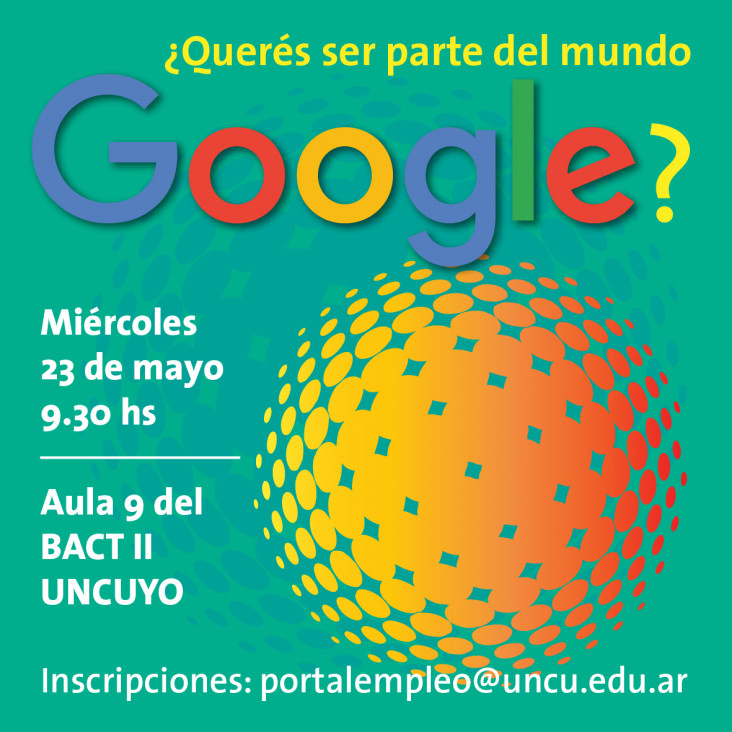 imagen Google vuelve a la UNCuyo