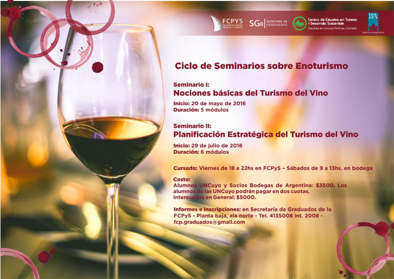 imagen Ciclo de Seminarios en turismo del vino