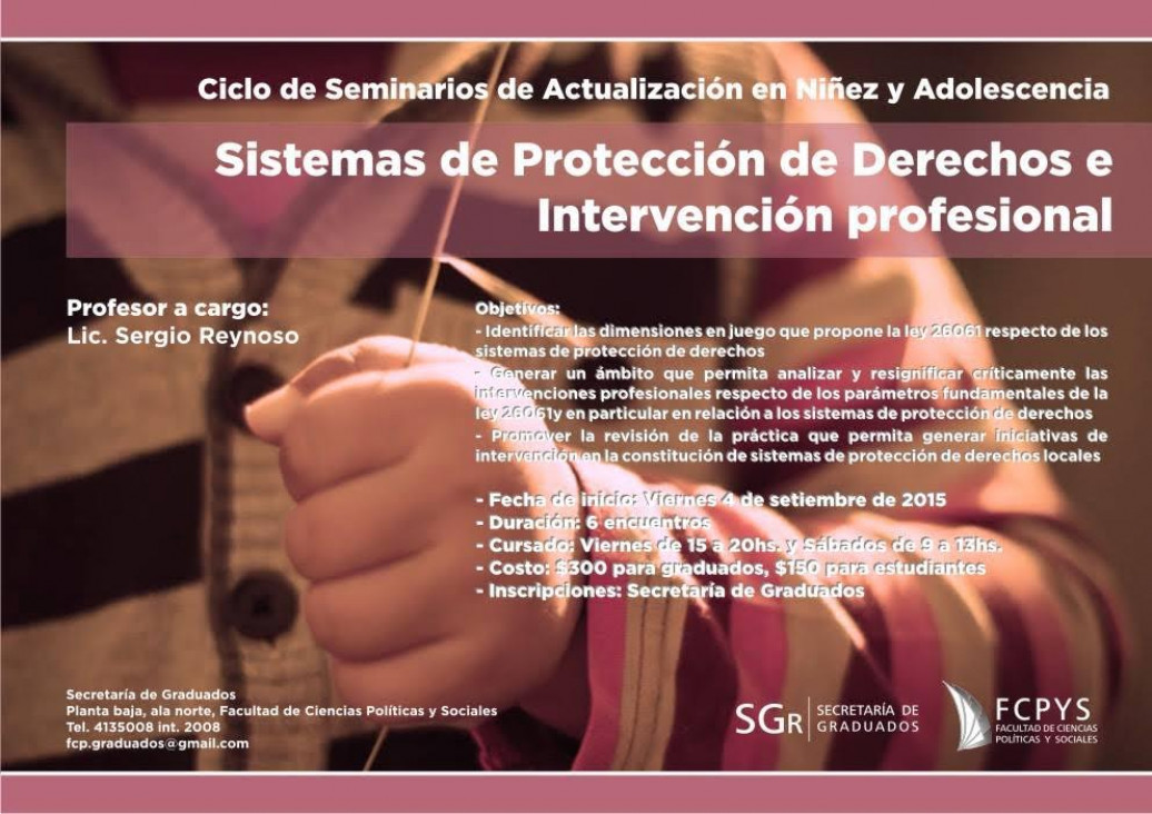 imagen Seminario de Actualización en Niñez y Adolescencia: