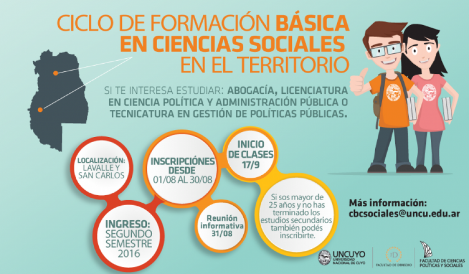 imagen Reunión informativa: Ciclo Básico en Ciencias Sociales en territorio