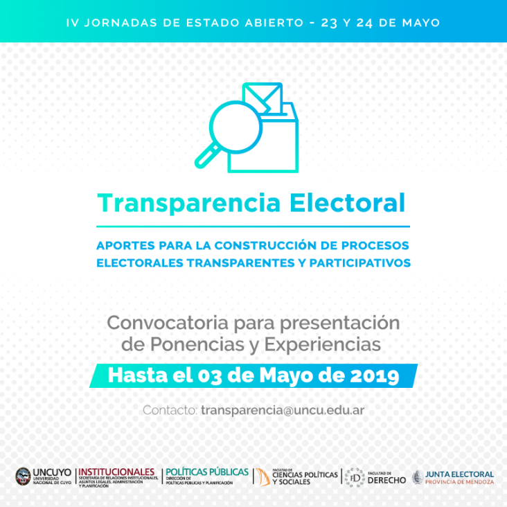 imagen Jornadas de Estado Abierto y Transparencia Electoral