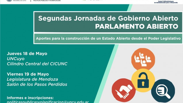 imagen Segundas Jornadas de Gobierno Abierto en la Universidad Nacional de Cuyo