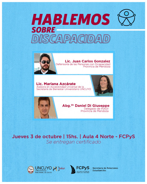 imagen Jornada Hablemos sobre discapacidad