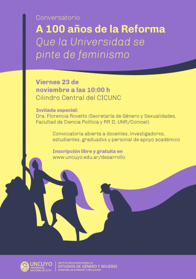 imagen A 100 años de la Reforma: Que la Universidad se pinte de Feminismo