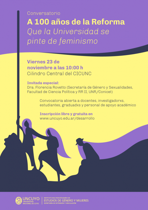 imagen A 100 años de la Reforma: Que la Universidad se pinte de Feminismo