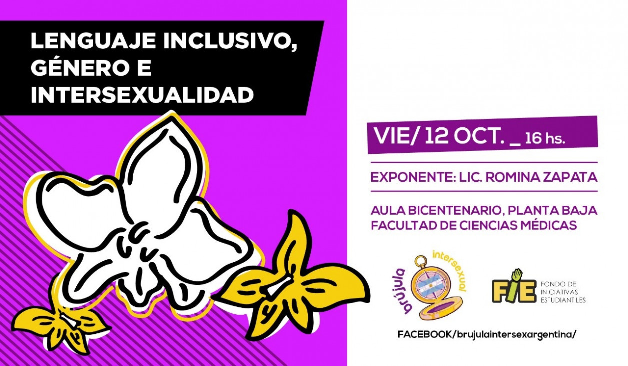 imagen  Charla-debate: Lenguaje Inclusivo, Género e Intersexualidad  