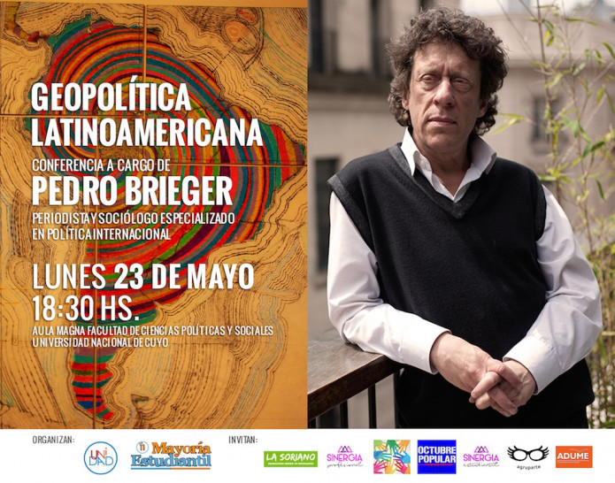 imagen Pedro Brieger dictará Conferencia de Geopolítica Latinoamericana 