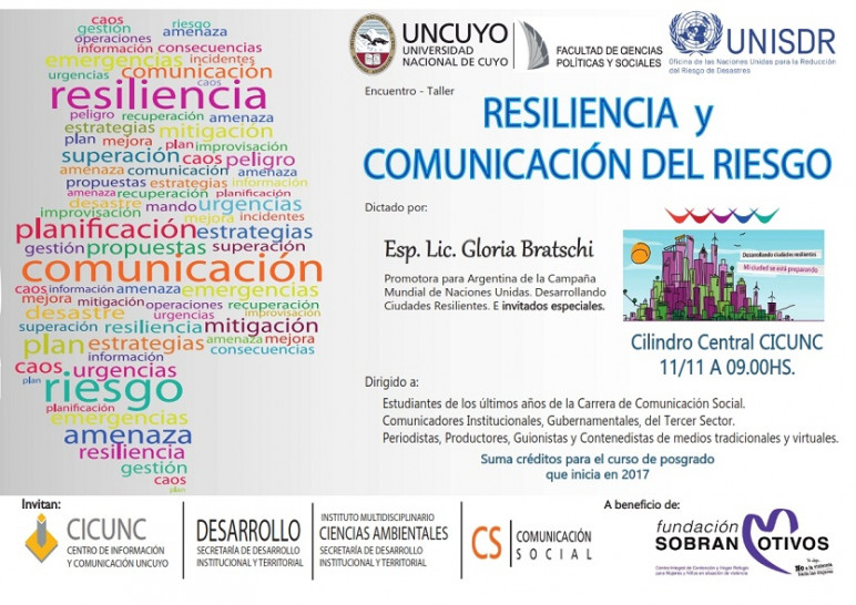 imagen Encuentro – Taller "Resiliencia y Comunicación del Riesgo"