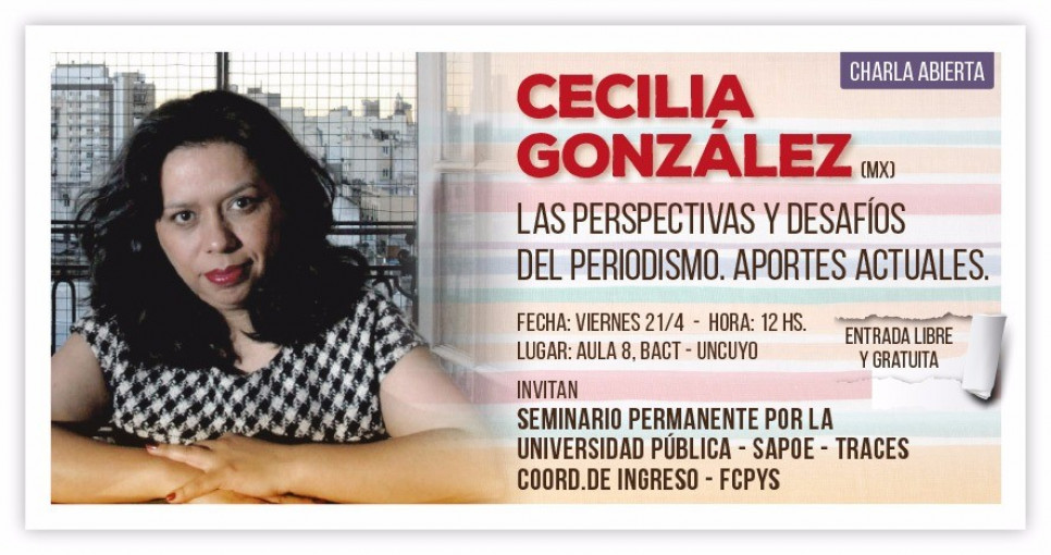 imagen Cecilia González estará en una charla abierta en la FCPyS