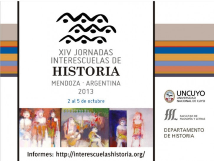 imagen XIV Jornadas Interescuelas/Departamentos de Historia en la Facultad de Filosofía y Letras de la UNCuyo