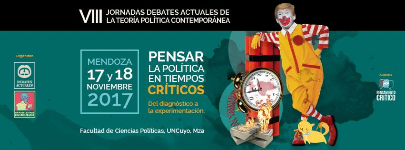 imagen VIII Jornadas Debates Actuales de la Teoría Política Contemporánea