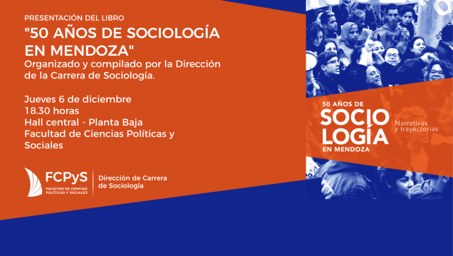 imagen Presentación del libro "50 años de Sociología en Mendoza"