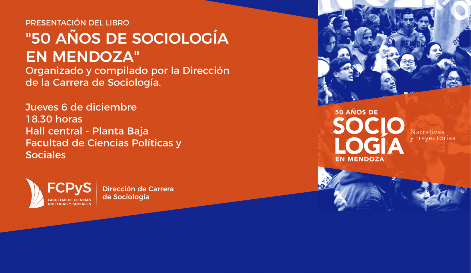 imagen Presentación del libro "50 años de Sociología en Mendoza"