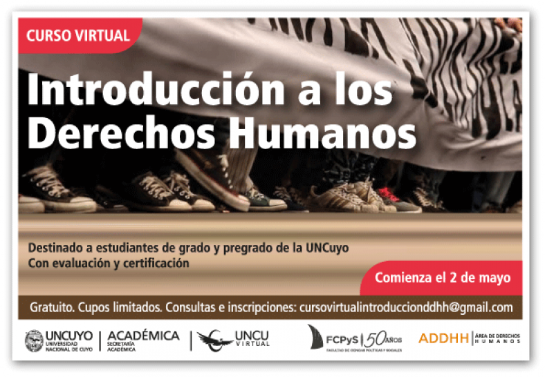 imagen Curso virtual "Introducción a los Derechos Humanos"
