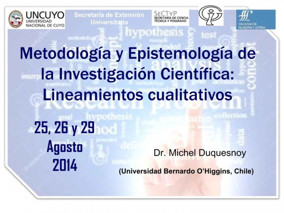 imagen Metodología y Epistemología de la Investigación Científica: Lineamientos Cualitativos