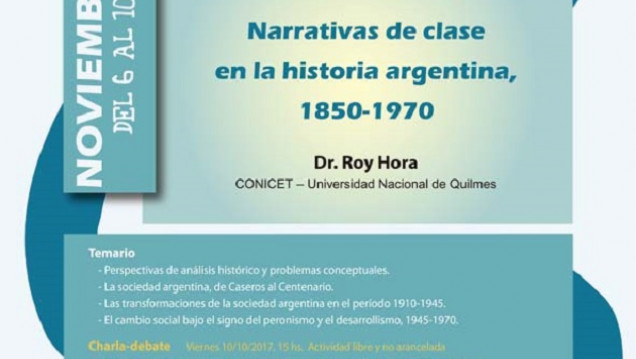 imagen Posgrado: "Narrativas de clase en la historia argentina, 1850-1970"