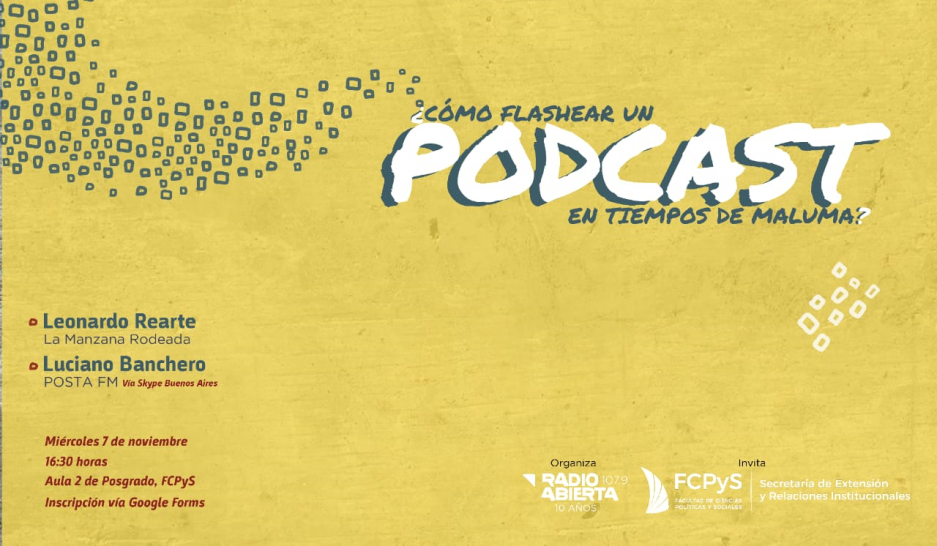 imagen Radio Abierta dictará una capacitación sobre el Mundo Podcast