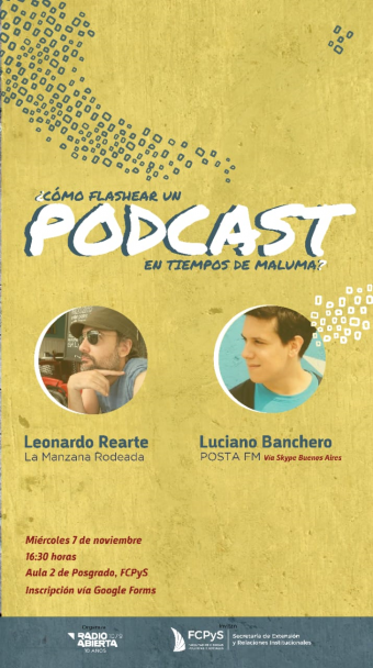 imagen ¿Cómo flashear un podcast en tiempos de Maluma?