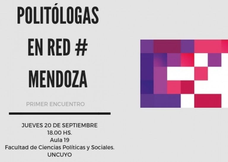 imagen 1º Encuentro de Politólogas en Red Mendoza