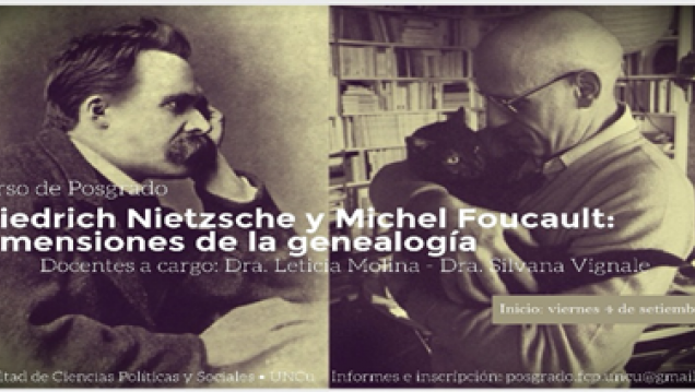 imagen Curso de Posgrado "Friedrich Nietzsche y Miche Foucault. Dimensiones de la Genealogía"