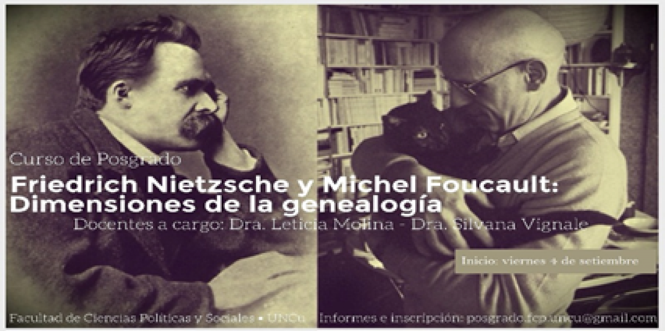 imagen Curso de Posgrado "Friedrich Nietzsche y Miche Foucault. Dimensiones de la Genealogía"