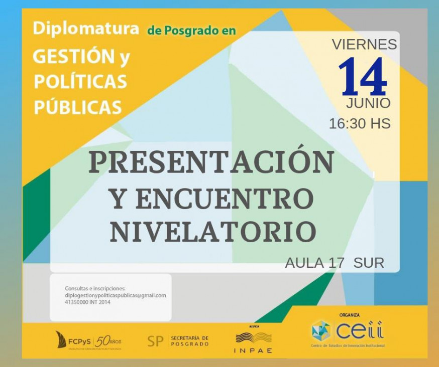 imagen Nueva cohorte de la Diplomatura en Gestión y Políticas Públicas