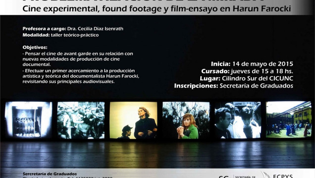 imagen SEMINARIO Problematización de la mirada: cine experimental,  found footage y film-ensayo en Harun Farocki