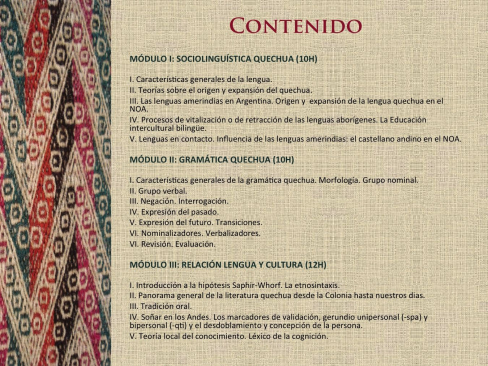 imagen Aproximación Sociocultural y Linguística a las Lenguas Amerindias: el caso del Quechua