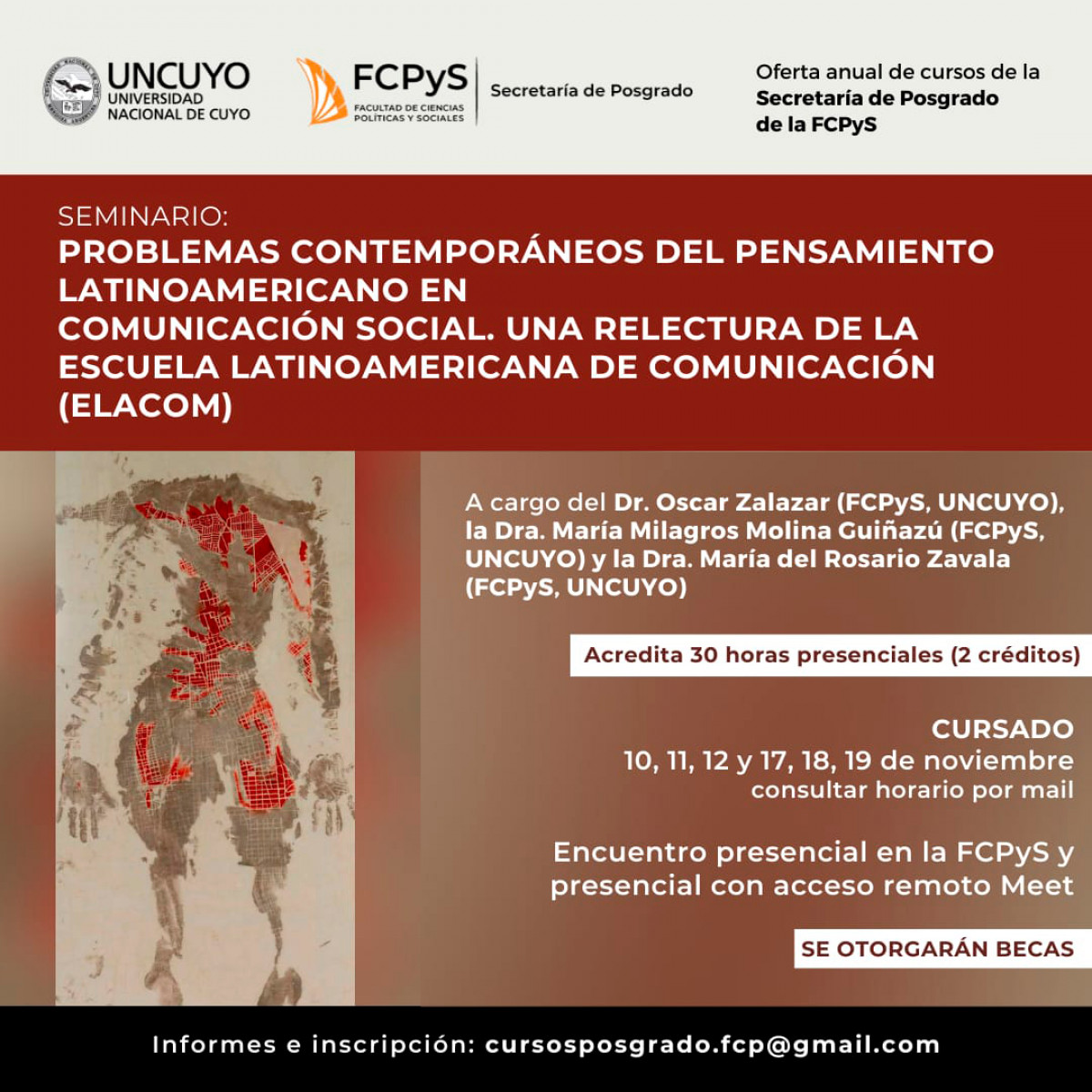 imagen Seminario: "Problemas contemporáneos del pensamiento latinoamericano en comunicación social. Una relectura de la Escuela Latinoamericana de Comunicación (ELACOM)"