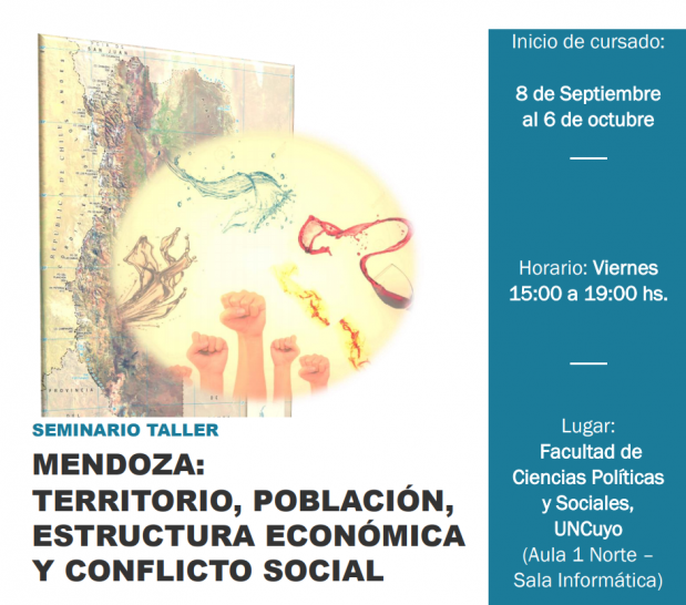 imagen Mendoza: Territorio, población, estructura económica y conflicto social