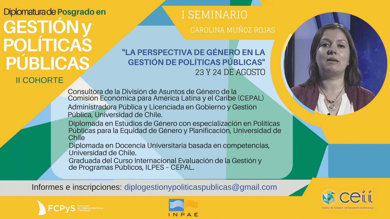 imagen Seminario: "La Perspectiva de Género en la Gestión de Políticas Públicas"