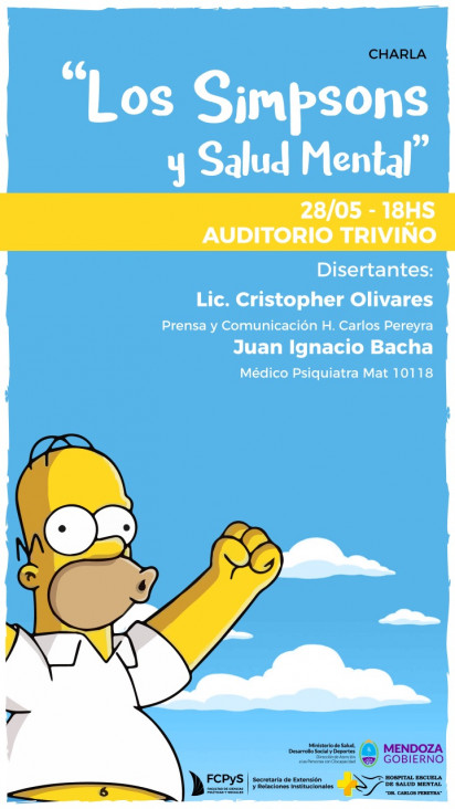 imagen Charla "Los Simpson y salud mental"