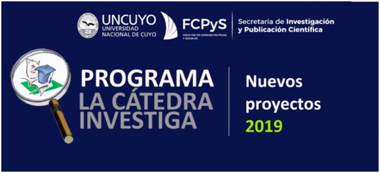 imagen Nuevos proyectos de "Cátedra Investiga" 2019