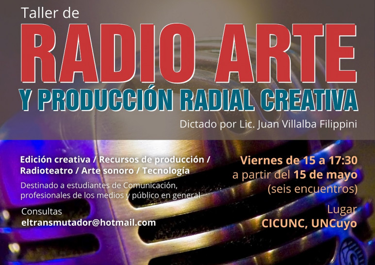 imagen Taller de radio arte y producción radial creativa