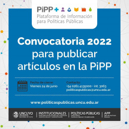 Continúa abierta la Convocatoria de la PIPP 2022 