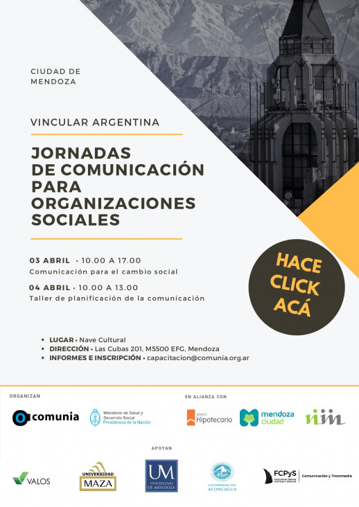 imagen Jornadas de Comunicación para Organizaciones Sociales