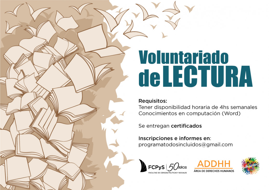 imagen Se encuentra abierta la convocatoria para sumarse al Voluntariado de Lectura