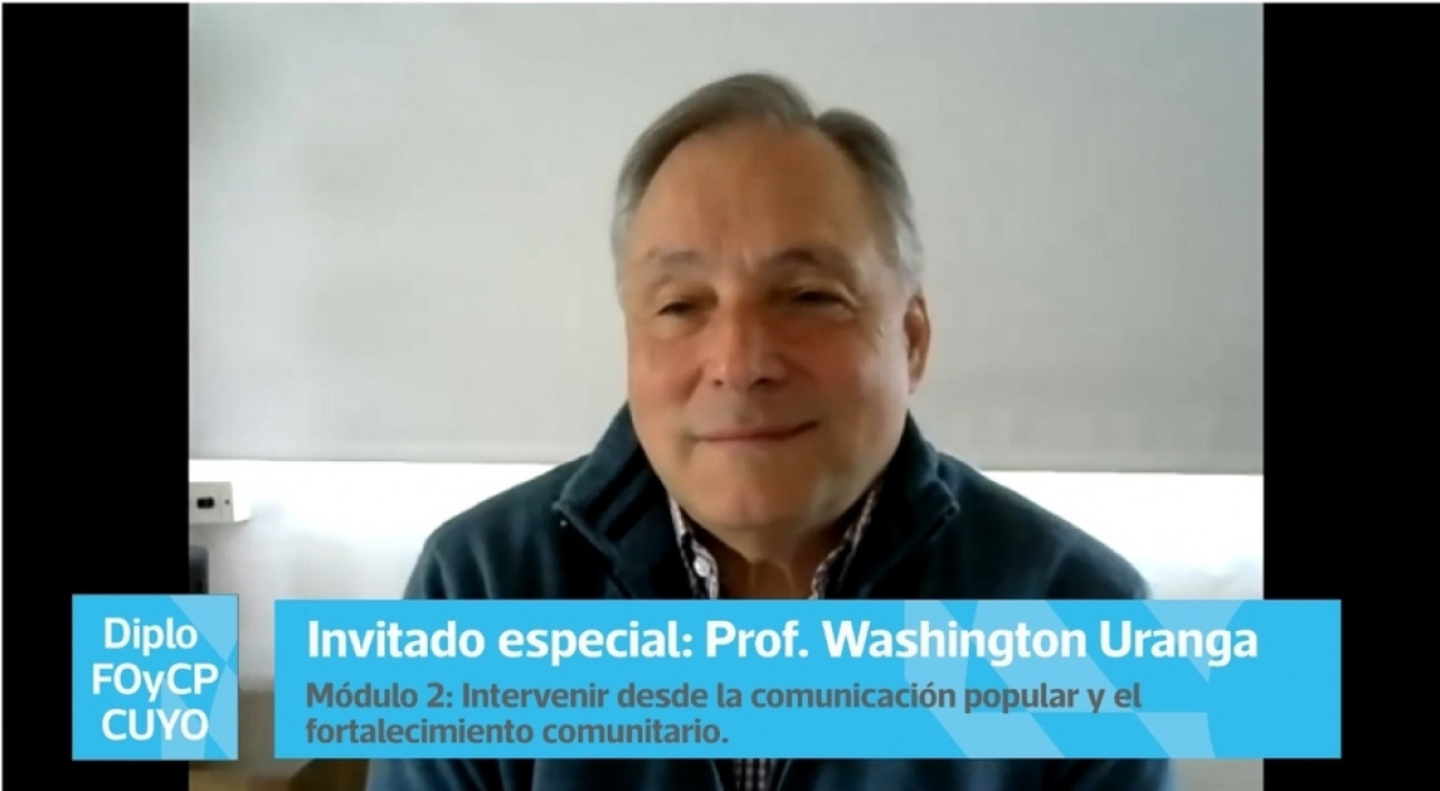 imagen Washington Uranga: "La comunicación popular debe organizar estratégicamente un futuro diferente"