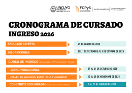 imagen Cronogramas de Ingreso | 2026
